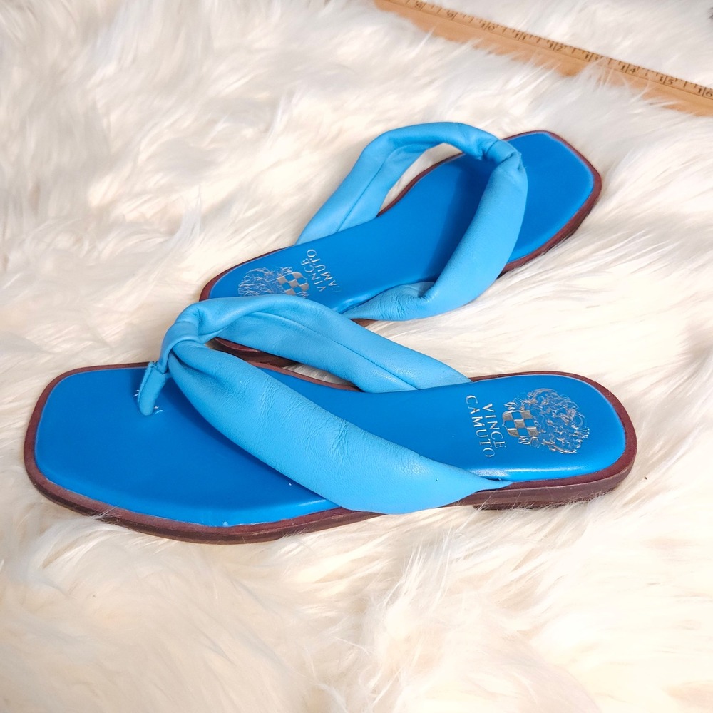 Electric Blue Two Toned Monochrone Sandals